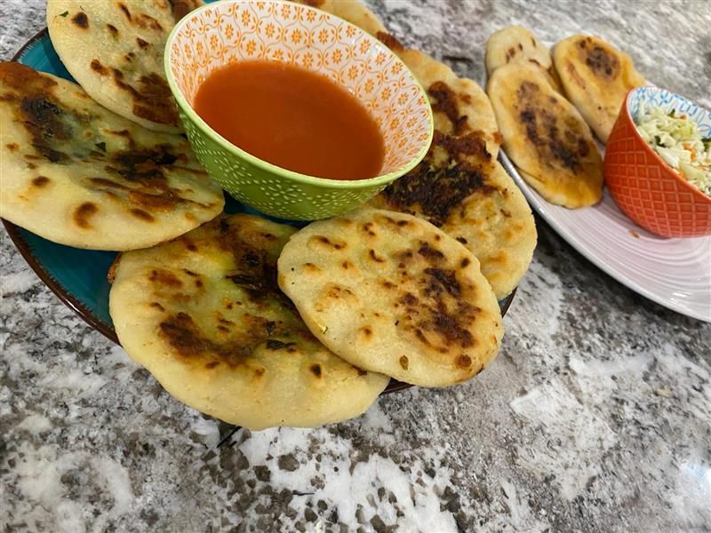 Traditional Salvadoran Breakfast